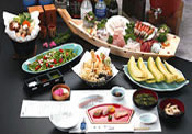 屋形船のお料理